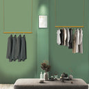 Gold Metal Clothing Rack, Adjustable Height 180cm, Space-Saving Stand for Home, Office, Retail Stores, Corrosion-Resistant