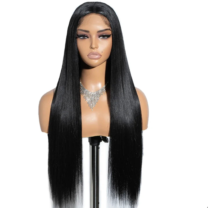 Bling Hair Brazilian Straight 13x4 Transparent Lace Front Human Hair Wigs For Black Women 13x6 Lace Frontal Wig Pre Plucked