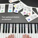 Miwayer Piano Keyboard Stickers for 88/61 Key,Removable Piano Keyboard Note Labels for Learning Piano Notes Guide for Beginner