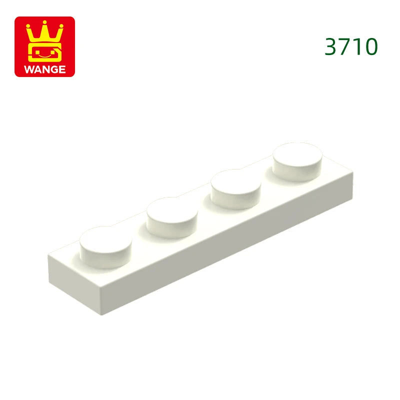 Wange 149Pcs/Lot 3710 1x4 Basic Building Block Moc Components Parts Compatible with Bricks DIY Children Assembly Toy Gift Box