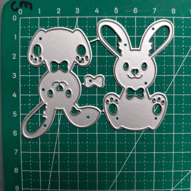 Easter Rabbit Scrapbooking Die Cut Carbon Steel Mold DIY Greeting Card Making Embossed Template Crafts Cutting Dies New Arrivals