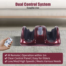 Foot Massager Shiatsu with Kneading, Rolling and Air Compression, Relieves Plantar Fasciitis and Revitalizes Tired Feet