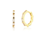 ANDYWEN New 925 Sterling Silver Gold Rose Red Zircon CZ Hoop Circle Ohrringe Huggies Rock Punk Luxury CZ Pave 2020 Fine Jewelry