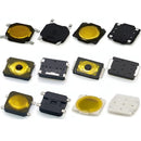 50PCS Membrane Tactile Push Button Micro Tact Switch 4 Pin 4*4*0.8mm SMD 4.8*4.8*0.55 3.7*3.7*0.35mm 3*2.6*0.6 4.5X4.5X0.55