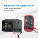 Wanptek Laboratory DC Power Supply Adjustable 30V 10A 60V 5A Regulated Lab 120V 3A Bench Power Supply