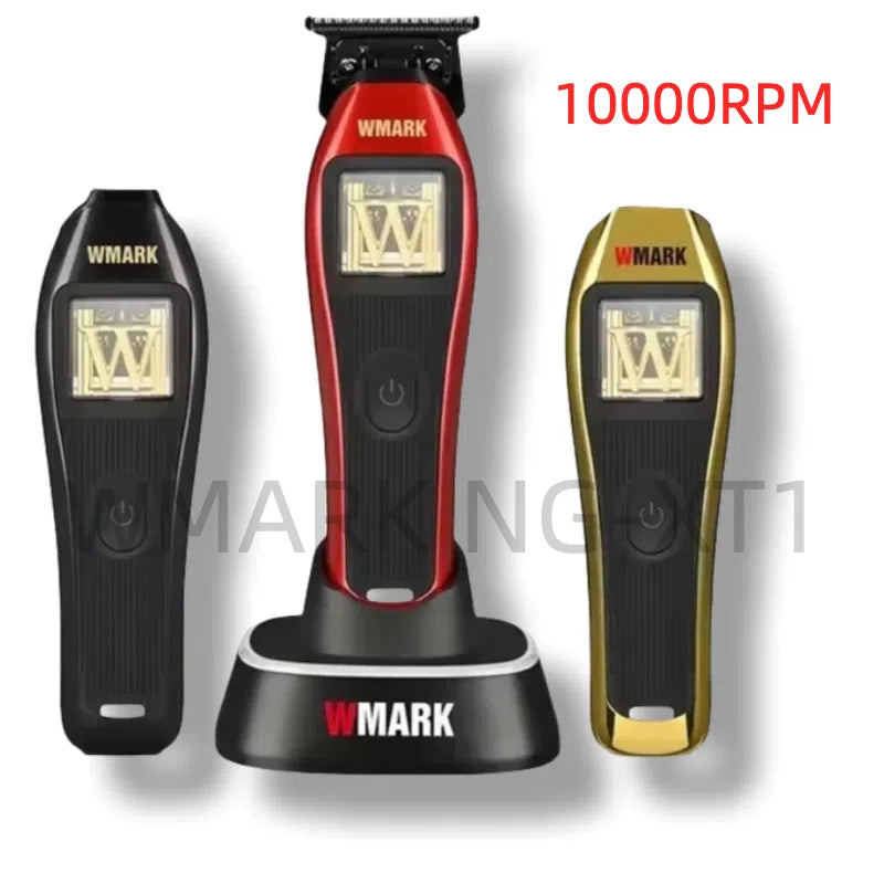 2025 WMARK NG-X1T men's hair sculpting clippers,Vector motor 10000RPM, 3 module skins,DLC Blade