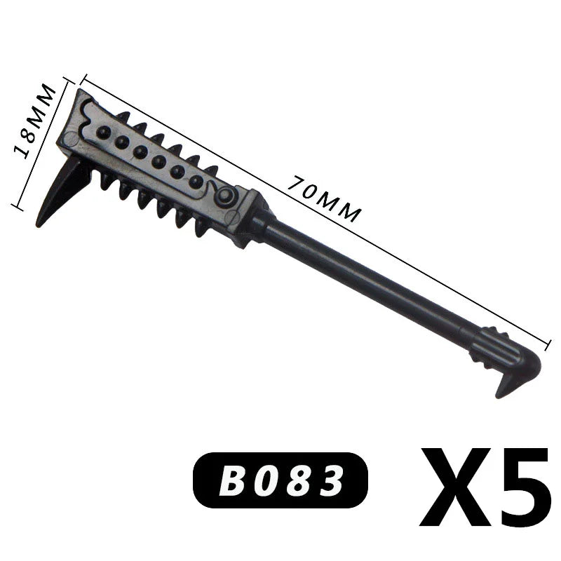 MOC Medieval Accessories Building Blocks Military Soldiers Shoulders Armor Blaster Helmets Weapons War Bricks Children Toys B038