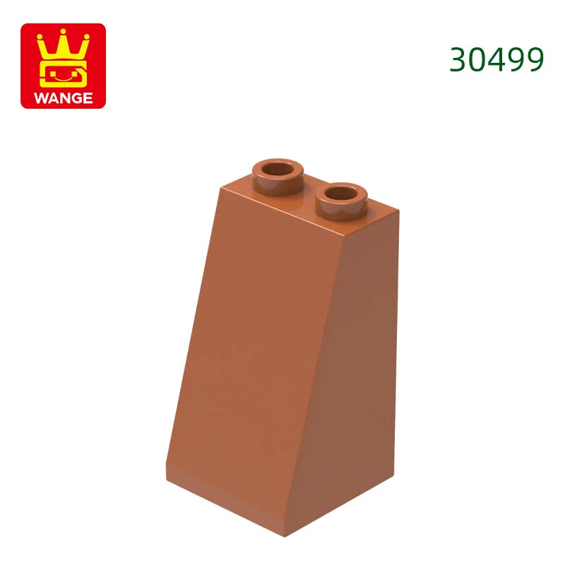 Wange 34Pcs/Lot 30499 2x2x3 Slope Building Block Moc Accessories Compatible with Brick DIY Construction Children Toys Gift Box