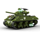 Military Classic Model M4A3 Sherman Medium Tank 150mm Collection Model Building Blocks Bricks Toys Gifts