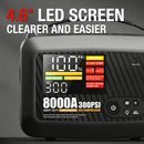 Professional Heavy Duty Car 8000A Jump Starter Powerful Car 12V Car Battery Starter Booster Starting Device