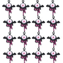 3pcs/Lot Cartoon Alloy Big Eyes Animals Charms for Jewelry Making Pendant Diy Earrings Necklace Keychain Craft Accessories 2024