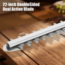 21V Cordless Hedge Trimmer 22 Inch Electric Hedge Trimmer with 3.0Ah Battery & Charger with Dual Action Blade 3/5" Cut Capacity