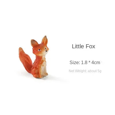 Creative Little Prince Rose Small Fox Modern Home Desk Small Ornaments Children's Birthday Christmas Gift Ornaments Decoration