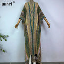 WINYI woman Winter Knitted cardigan coat Loose Christmas Fashion hipster party dress Thick Warm free size Female cloke overcoat