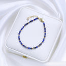 3MM Naturnal Stone Beads Bracelets For Women on Hand Luxury Jewelry Sets  Wholesale Bangle  Party Gift Tourmaline  Handwork