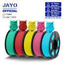 JAYO 5Rolls PETG Filament 1.75mm High Speed PETG 3D Printer Filament 1.1KG/Roll High Flow Speedy Matte 3D Printing Materials