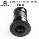 MEROCA BB386 Press Fit Bicycle Bottom Bracket Install Tool Steel Ceramic Bearing 24 30mm MTB Road Bike BB DUB For GXP Crankset