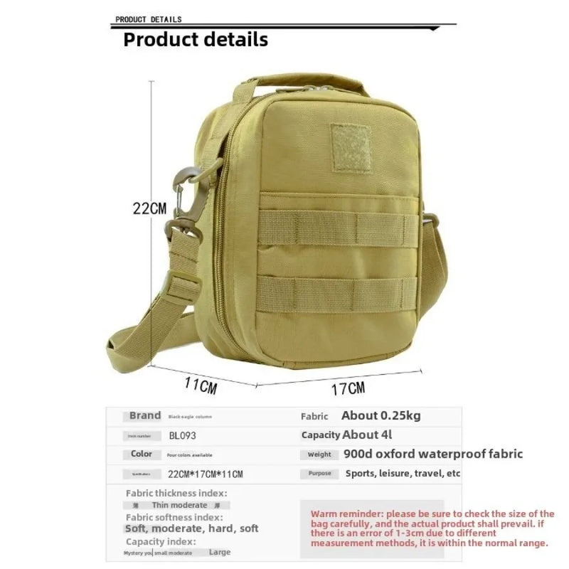 Wild Car Storage Crossbody Rescue Shoulder First Aid Bag Camouflage Sports Outdoor Multifunctional Bag