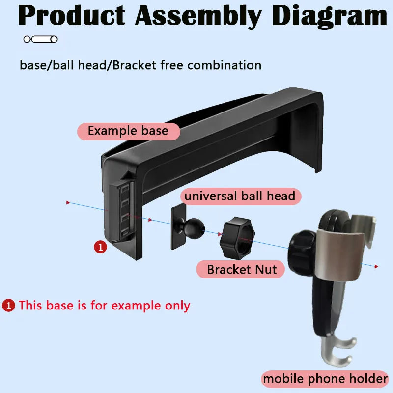 Car Mount for Toyota Corolla E210 8/9" Screen 2019~2023 Air Vent Mobile Phone Holder GPS Bracket Gravity Stand Auto Accessories