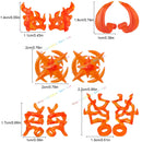 10PCS Special Effects Pieces Arm Fist Wind Lightning Leg Flames Assemble Scene Bricks Weapons Accessories Kids Toys