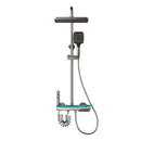 Bathroom Shower System High Quality Fourth Gear Bathroom Key Digital Display Rain Bathtub Copper Faucet Shower Set Bathrooms