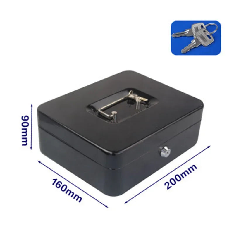 Protable Key Safe Box Key Locker Safe Home Shop Steel Safe Money Box Security Cash box Storage Hidden Coin Money Jewellery