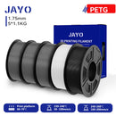 JAYO 5 Rolls 3D PETG / High Speed Matte PETG 3D Filament 1.75mm 30mm/s - 600mm/s Print Range PETG 3D Printer Filament for 3D