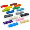 20pcs DIY Building Blocks Thick 2x8 Dots Educational Creative Toys for Children Figures Plastic Bricks Size Compatible With 3007