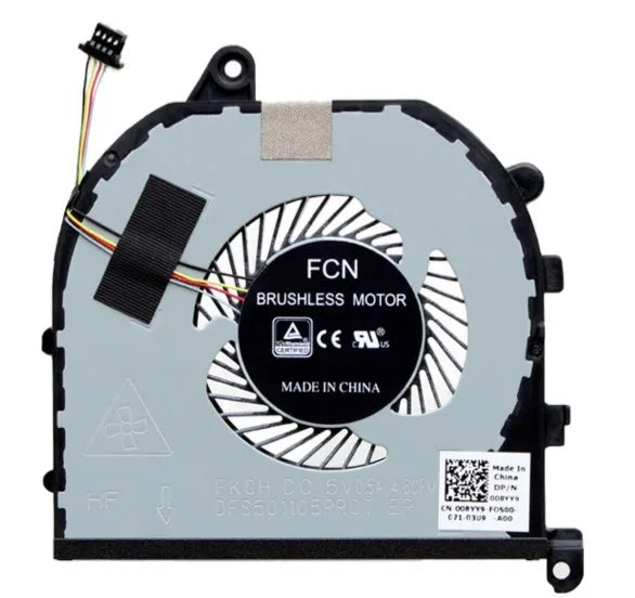 New laptop CPU GPU Cooling fan for Dell Precision 5530 M5530 XPS 15 9570 0MV340 XPS15 7590 XPS 15 7590 M5540 008YY9 0TK9J1