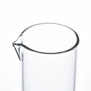 Thick Glass Graduated Measuring Cylinder 100 Single Metric Scale Chemistry Lab Spout Measure