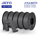 JAYO PLA Matte Filament 1.75MM 3D Printer Filament PLA Series 1.1KG/Roll 5 Rolls/set PETG 3D Printing Material For FDM