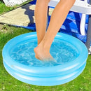 Inflatable Foot Bath Footbath Foot Soaking Bath Basin For Swimming Pool To Clean Feet Sturdy Versatile Blue Inflatable Basin