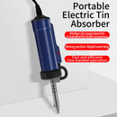 BBT-580 Automatic Tin Sucker With 3 Suction Tip Vacuum Soldering Remove Pump 30W Automatic Vacuum Desoldering Pump AC 110V/220V