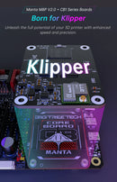 BTT Manta M8P V2.0 Motherboard Kit 32Bit for Klipper Raspberry Pi CM4 Ender 3 Silent High Performance 3D Printer Control Board