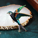 2022 New 1PC 3Colors Fashion Enamel Flying Swallow Brooch Pins for Women Animal Bird Broche Jewelry Christmas Gift