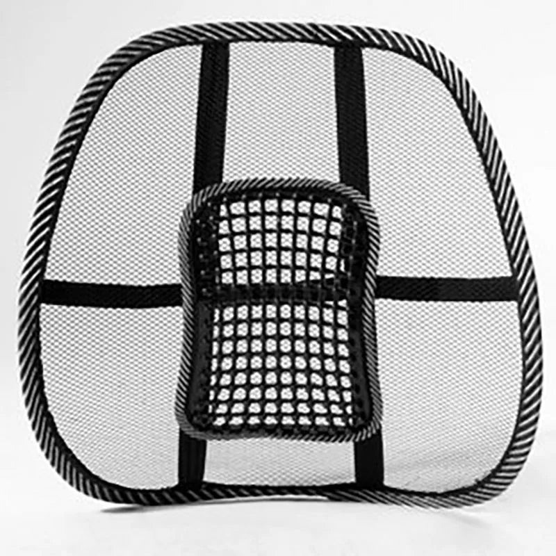 Car Seat Chair Back Cushion Mesh Lumbar Back Brace Car Seat Chair Cushion Massage Back Cushion Pad Support Home Office