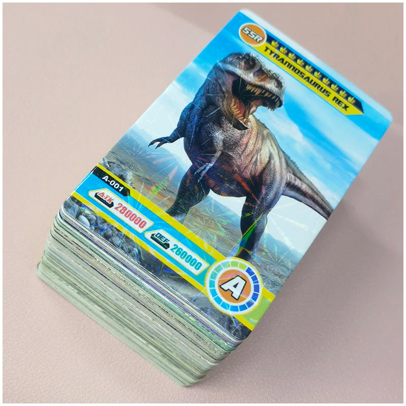 Game Dinosaur Collection Cards Animal Cards Learning Toys For Family Children Collection Cards Gift Kid Toys