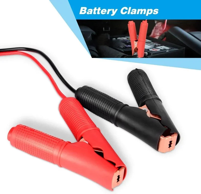 30A Fuse Battery Alligator Crocodile Clip Connector Extension Charge Cable Quick Release Adapter Disconnect for Car Motorcycle