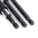 6.35mm Electric Drill Screwdriver End Extension Rod Quick Release 1/4 Inch Hex Handle Extension Rod 60/100/150mm Self-Locking