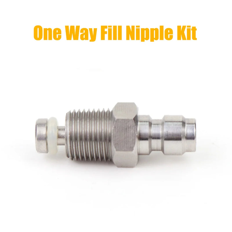 High Pressure 8MM Foster Quick Disconnect Male Female Adaptor Fill Nipple Blind Plug  Thread 1/8NPT&1/8BSP&M10*1