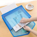 A4 file storage bags & folders, transparent storage and organization bags with labels