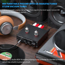 Fosi Audio Phono Preamp for Turntable Phonograph Preamplifier With 5654W Vacuum Tube Amplifier HiFi BOX X4