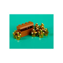 MOC Building Blocks Figures Accessories Cash Dollar Coin Bag Model Gold Silver Bar Colored Diamond Treasure Box Series Coffer