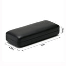 Unisex Glasses Box Lychee Pattern Leather Eyewear Protector Reading Glasses Case Women Men Sunglasses Case Hard Stress Resistant