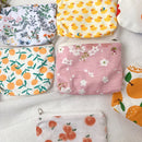 1PCS Travel Mini Sanitary Napkin Storage Bag Coin Money Card Lipstick Storage Bag Wallet Bag Flower Women's Small Cosmetic Bag