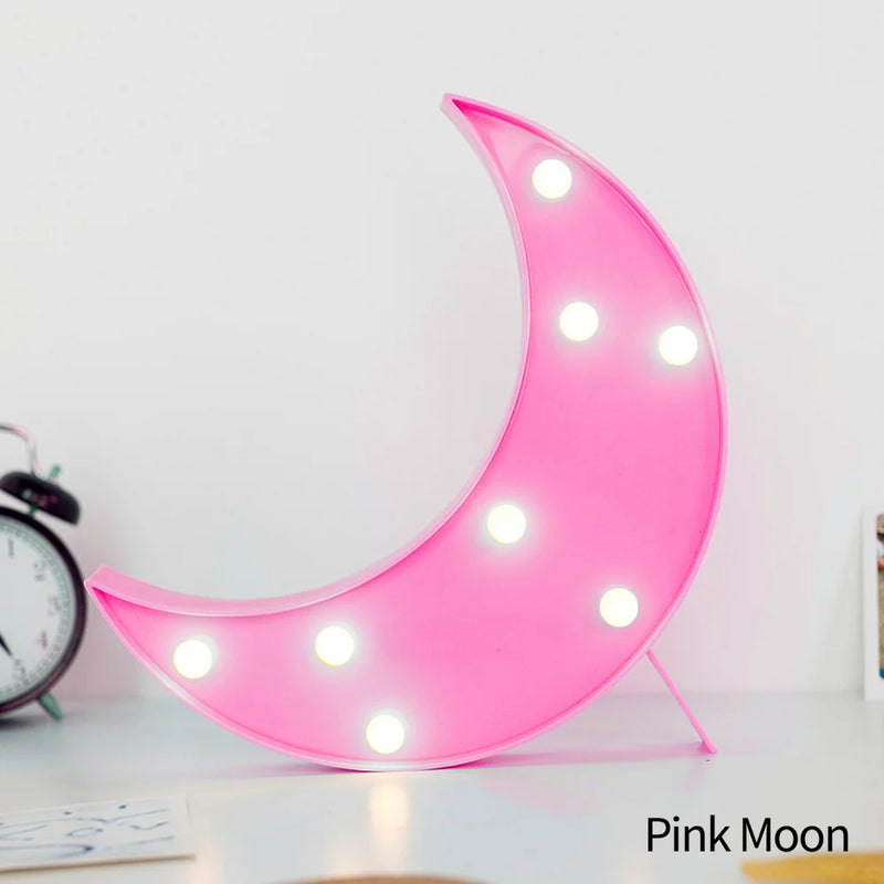 Kids Room Decor Cloud Star Moon LED Night Light Baby Children Bedroom Rainbow Cloud Christmas Night Light Wedding Decoration