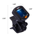 Guitar Tuner Rotatable Clip-on Tuner LCD Display for Chromatic Acoustic Guitar Bass Ukulele Guitar Accessories