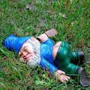 Christmas Garden Dwarf Gnomes Statues Outdoor Decor Drunk Gnome Resin Sculpture Decorations for Patio and Yard Lawn Porch Decor