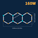 Garage Light Hexagon Led Lights Lamp Highly Efficient Honeycomb LED Light Customized for Barber Ceiling Lighting Workshop