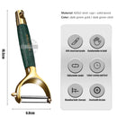 Konco Stainless Steel Peeler,Ultra Sharp Vegetable Peeler Wooden Handle Peeler For Potatoes Carrot Grater Kitchen Accessories